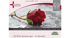 Desktop Screenshot of george-bestattungen.de