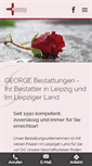 Mobile Screenshot of george-bestattungen.de